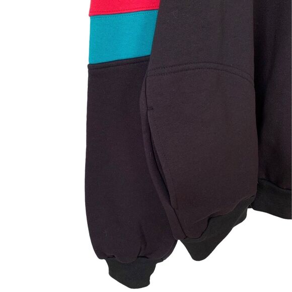 Vintage Columbia Radial Sleeve Color Block Snowshoe Resort Sweatshirt - Picture 4 of 10